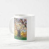 Cairn Terrier (Brindle 21) - Frühjahr Kaffeetasse (Vorderseite Links)