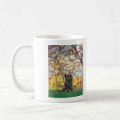 Cairn Terrier (Brindle 21) - Frühjahr Kaffeetasse (Links)