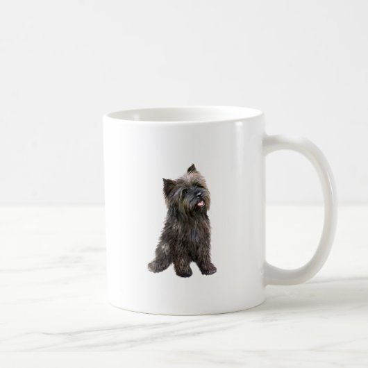 Cairn Terrier - brindle Kaffeetasse (Rechts)