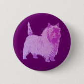 Cairn Terrier Button (Vorderseite)