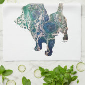 Cairn Terrier, Cairn Terrier Geschirrtuch (Gefaltet)