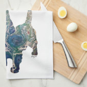 Cairn Terrier, Cairn Terrier Geschirrtuch (Viertel Falte)