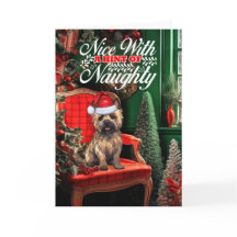 Cairn Terrier Christmas Dog Nizza ein Hauch von Na