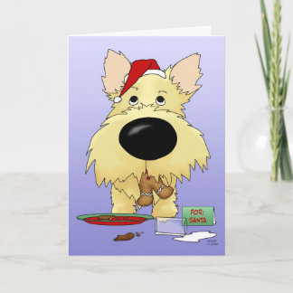 Cairn Terrier Christmas Feiertagskarte