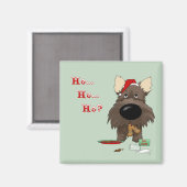 Cairn Terrier Christmas Magnet (Vorderseite/Rückseite)
