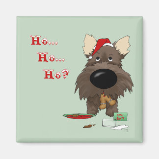 Cairn Terrier Christmas Magnet