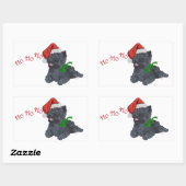 Cairn Terrier Christmas Rechteckiger Aufkleber (Blatt)