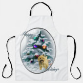 Cairn Terrier Christmas Schürze (Vorderseite)