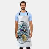 Cairn Terrier Christmas Schürze (Getragen)