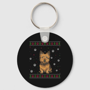 Cairn Terrier Christmas Sweater Xmas Haustier Do Schlüsselanhänger