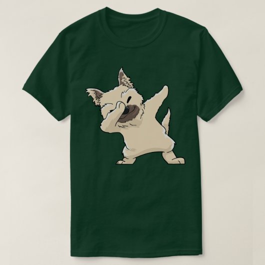 Cairn Terrier Dabbing Kawaii T-Shirt (Design vorne)