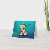 Cairn Terrier Danke-Card Dankeskarte (Vorderseite)