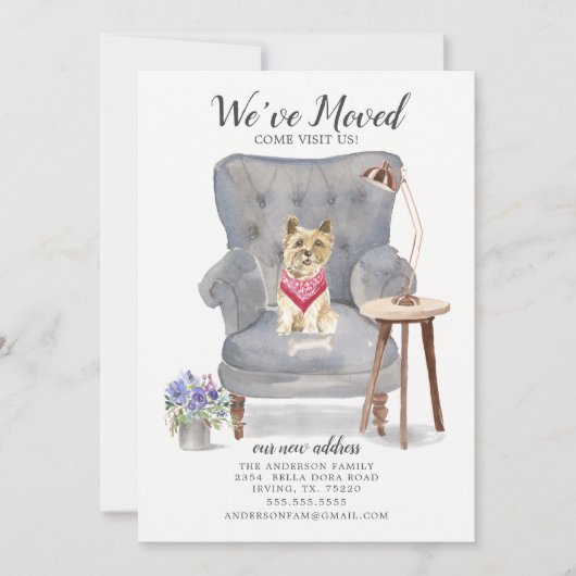 Cairn Terrier Dog | Ankündigung der Beförderung (Vorderseite)