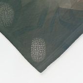 Cairn Terrier Dog im Schnee Weihnachten Fleecedecke (Ecke)