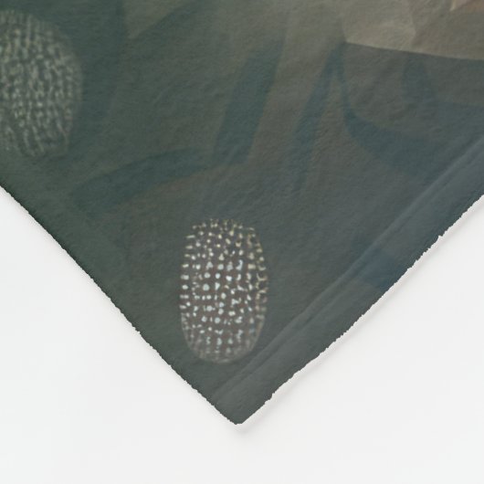 Cairn Terrier Dog im Schnee Weihnachten Fleecedecke (Ecke)