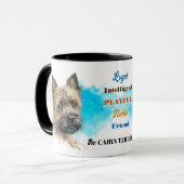 Cairn Terrier Dog Loyal Friend Tasse (Vorderseite Links)
