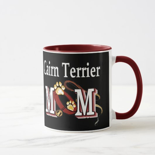 Cairn Terrier Dog MAMA Tasse (Rechts)
