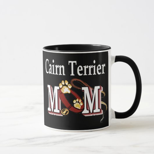 Cairn Terrier Dog MAMA Tasse (Rechts)