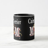 Cairn Terrier Dog MAMA Tasse (Zentrum)
