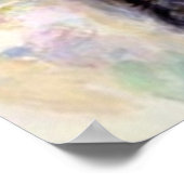 Cairn Terrier Dog Portrait Poster Print (Ecke)