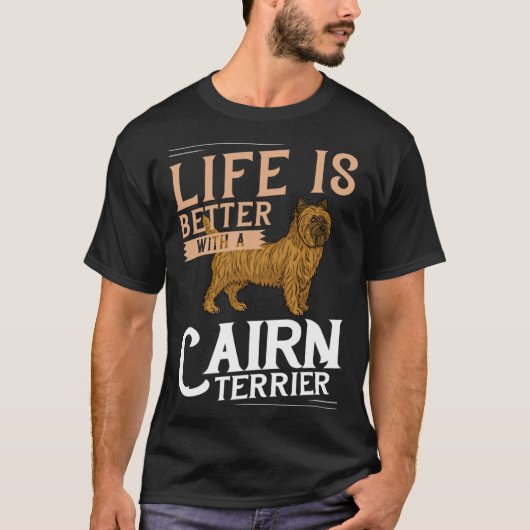 Cairn Terrier Dog Puppies Owner 3 T-Shirt (Vorderseite)