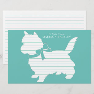Cairn Terrier Dog Puppy Briefpapier