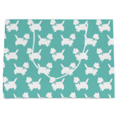 Cairn Terrier Dog Puppy Große Geschenktüte (Vorderseite)