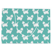 Cairn Terrier Dog Puppy Große Geschenktüte (Rückseite)