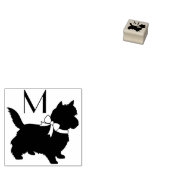 Cairn Terrier Dog Puppy Gummistempel (Stempel)