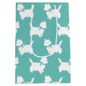 Cairn Terrier Dog Puppy Mittlere Geschenktüte (Rückseite)