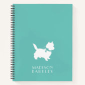 Cairn Terrier Dog Puppy Notizblock (Vorderseite)