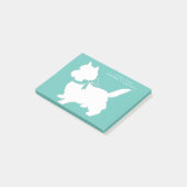 Cairn Terrier Dog Puppy Post-it Klebezettel (angewinkelt)