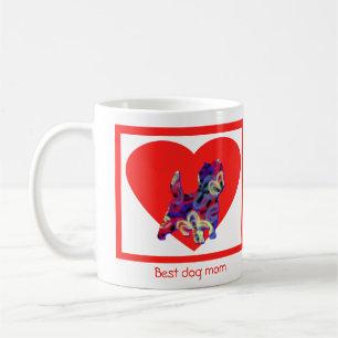 Cairn Terrier Dog Red Valentine's Day Heart Kaffeetasse