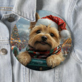 Cairn Terrier Dog Roller Untersetzer Weihnachten Button (Beispiel)