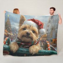 Cairn Terrier Dog Roller Untersetzer Weihnachten