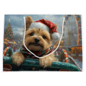 Cairn Terrier Dog Roller Untersetzer Weihnachten Große Geschenktüte (Vorderseite)