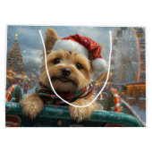Cairn Terrier Dog Roller Untersetzer Weihnachten Große Geschenktüte (Rückseite)