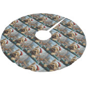 Cairn Terrier Dog Roller Untersetzer Weihnachten Polyester Weihnachtsbaumdecke (Schrägansicht)
