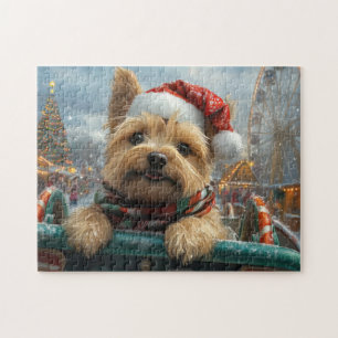 Cairn Terrier Dog Roller Untersetzer Weihnachten Puzzle