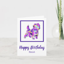 Cairn Terrier Dog Silhouette Niedlich PPY&B Geburt