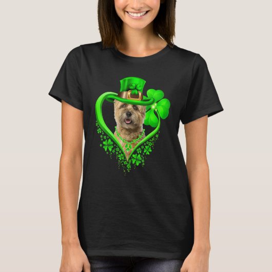 Cairn Terrier Dog St Patricks Day Lover Irish Sham T-Shirt (Vorderseite)