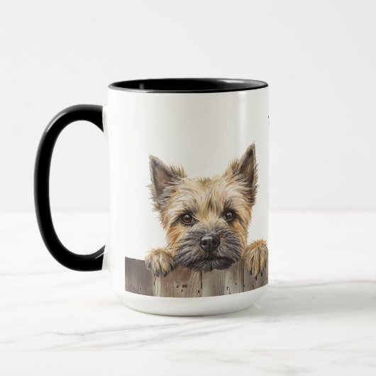 Cairn Terrier Dog Tasse (Links)