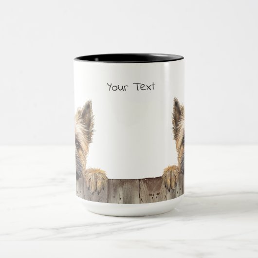 Cairn Terrier Dog Tasse (Zentrum)