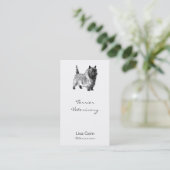 Cairn Terrier Dog Terminkarte (Stehend Vorderseite)