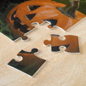 Cairn Terrier Dog Whimsical Halloween Malerei Puzzle (Seite)