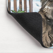 Cairn Terrier Dog Winter Wonderland Weihnachtsfreu Mousepad (Ecke)