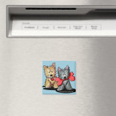 Cairn Terrier Duo Magnet (In Situ (Geschirrspüler))