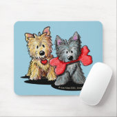 Cairn Terrier Duo Mouse Pad Mousepad (Mit Mouse)