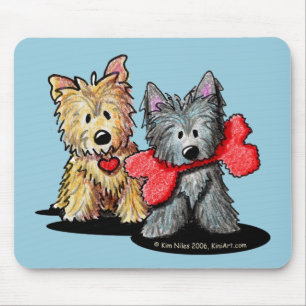 Cairn Terrier Duo Mouse Pad Mousepad