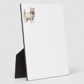 Cairn Terrier Fotoplatte (Seite)